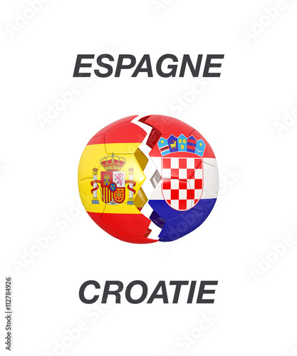 Free Download Spain / Croatia soccer game 3d illustration - GFXLoad