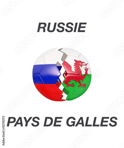 Free Download Russia / Wales soccer game 3d illustration - GFXLoad