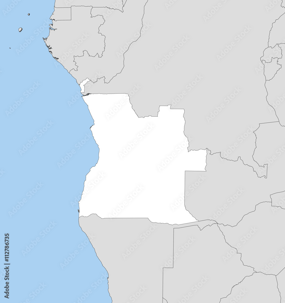 Map - Angola