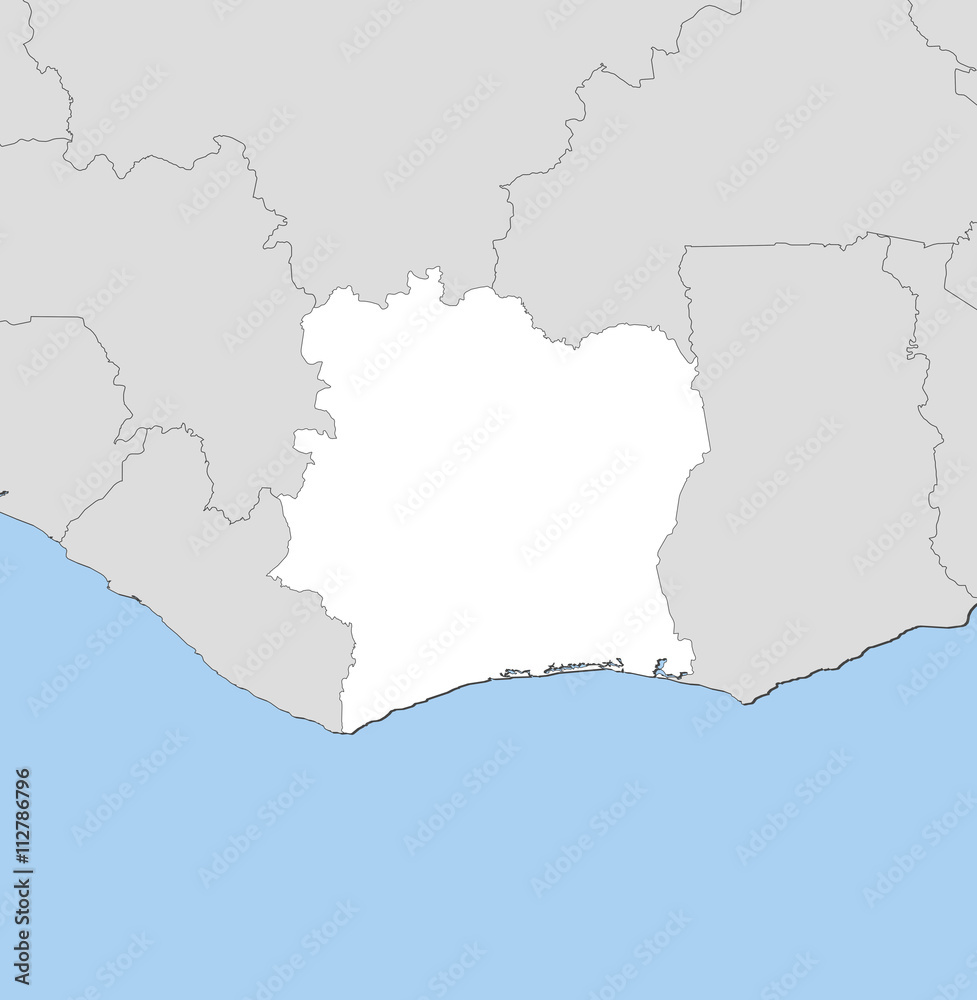 Map - Ivory Coast Map - Ivory Coast