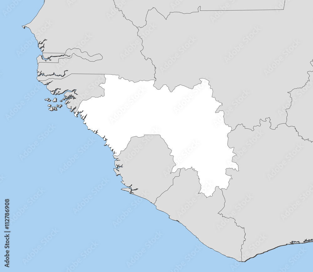 Map - Guinea