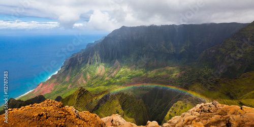 Na Pali Coast Landscape, Kauai, Hawaii