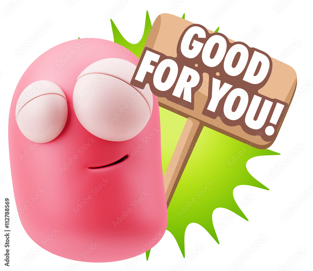 3d Rendering Smile Character Emoticon Expression saying Good For 3d Rendering Smile Character Emoticon Expression saying Good For