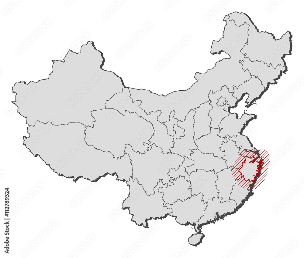 Map - China, Zhejiang