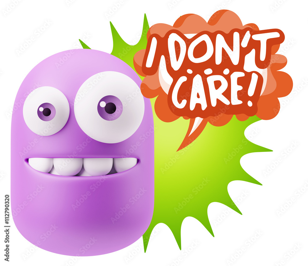 3d Illustration Laughing Character Emoji Expression saying I Don 3d Illustration Laughing Character Emoji Expression saying I Don