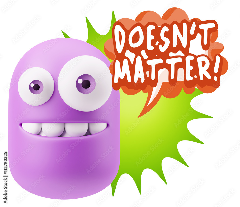 3d Rendering Smile Character Emoticon Expression saying It Doesn 3d Rendering Smile Character Emoticon Expression saying It Doesn