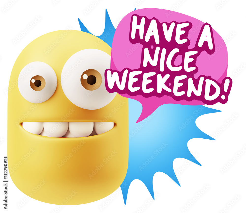 3d Illustration Laughing Character Emoji Expression saying Have 3d Illustration Laughing Character Emoji Expression saying Have