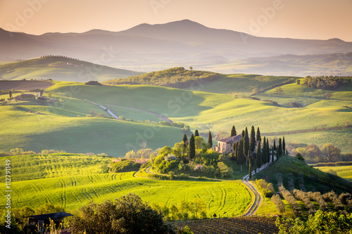 Peaceful morning in Tuscany, Italy