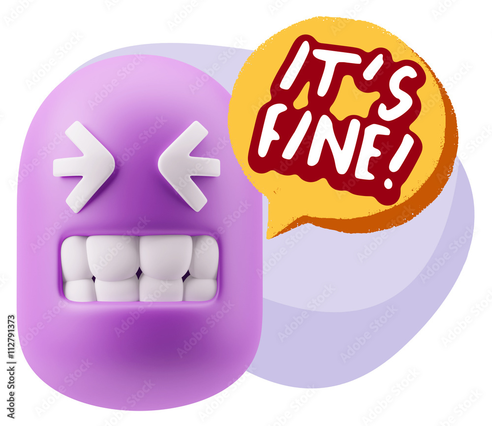 3d Illustration Laughing Character Emoji Expression saying It's 3d Illustration Laughing Character Emoji Expression saying It's