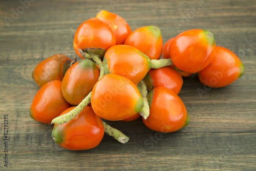 Chontaduro delicious tropical fruit (Bactris gasipaes) photo