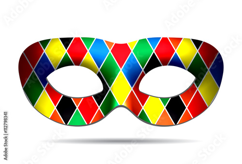 Beautiful Harlequin mask