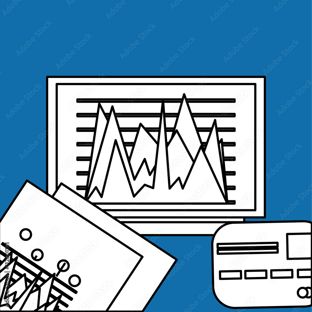 Infographic design. Business icon. Isolated illustration, vector Infographic design. Business icon. Isolated illustration, vector