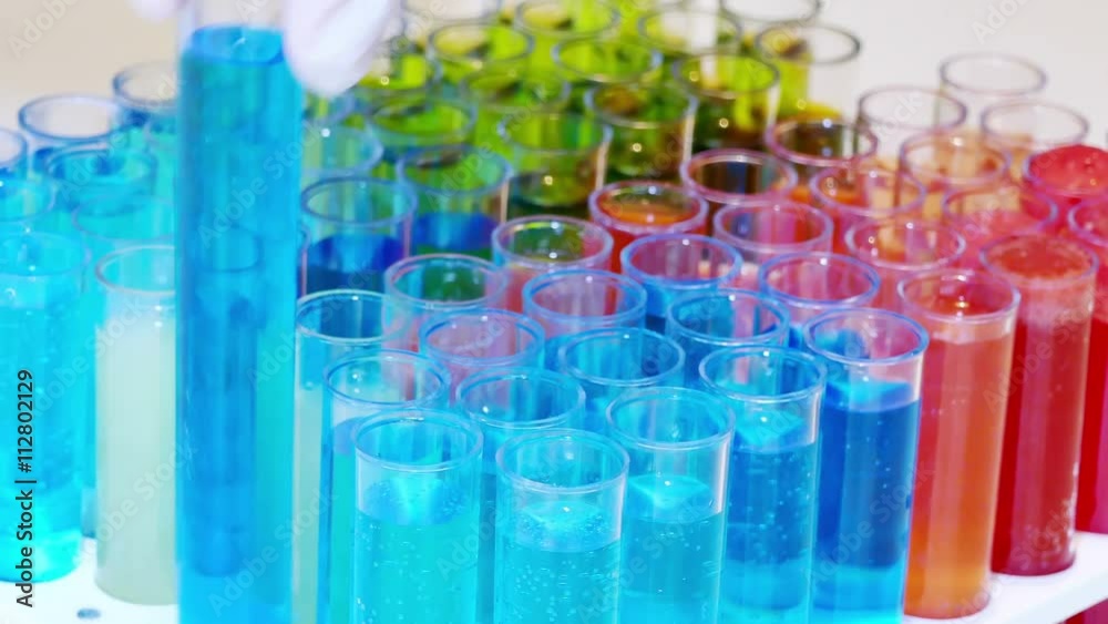 Laboratory Testing of Specific Chemical Compounds, 4 K Video clip Laboratory Testing of Specific Chemical Compounds, 4 K Video clip