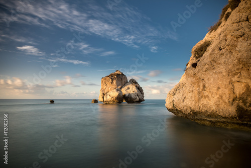 The Rock of the Greek, Cyprus. Place of the birth of the goddess Aphrodite. Petra tou Romiou
