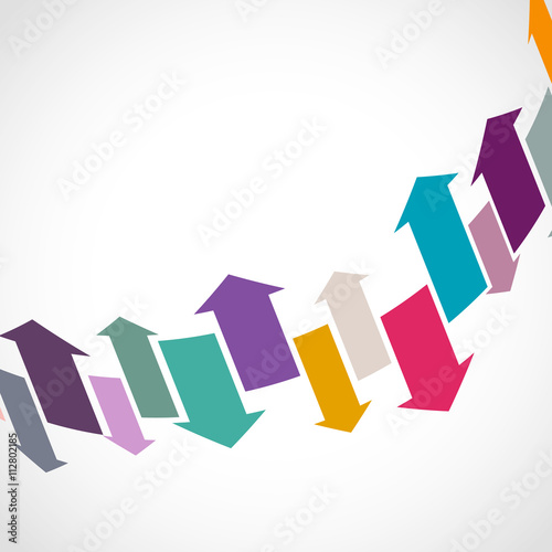 fond abstrait,flèches colorées