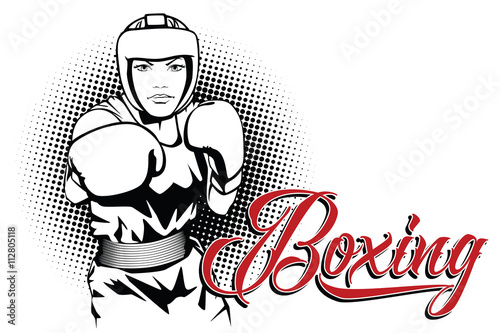 Summer kinds of sports. Boxing