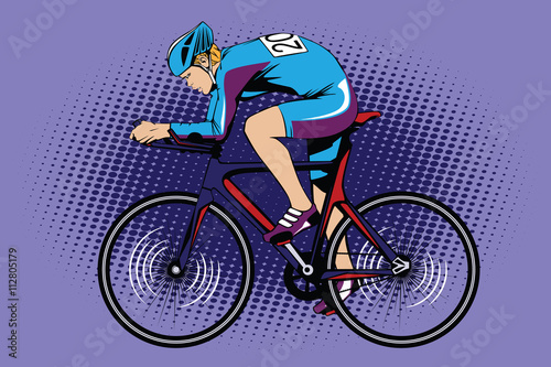 Summer kinds of sports. Cycling