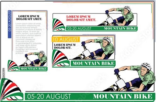 Summer kinds of sports. Mountain Bike