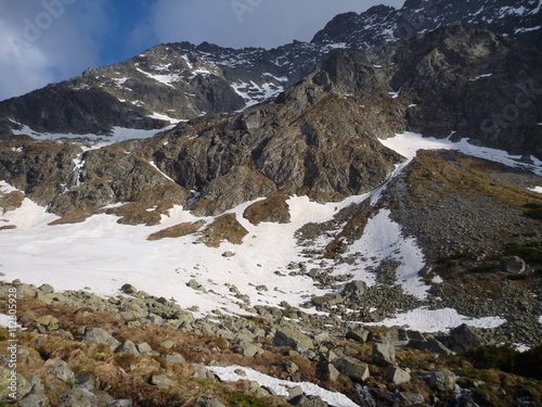 Tatry mountains in Slovakia in the spring