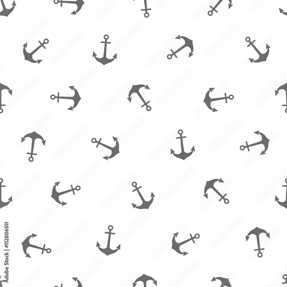 Seamless pattern - anchors Seamless pattern - anchors