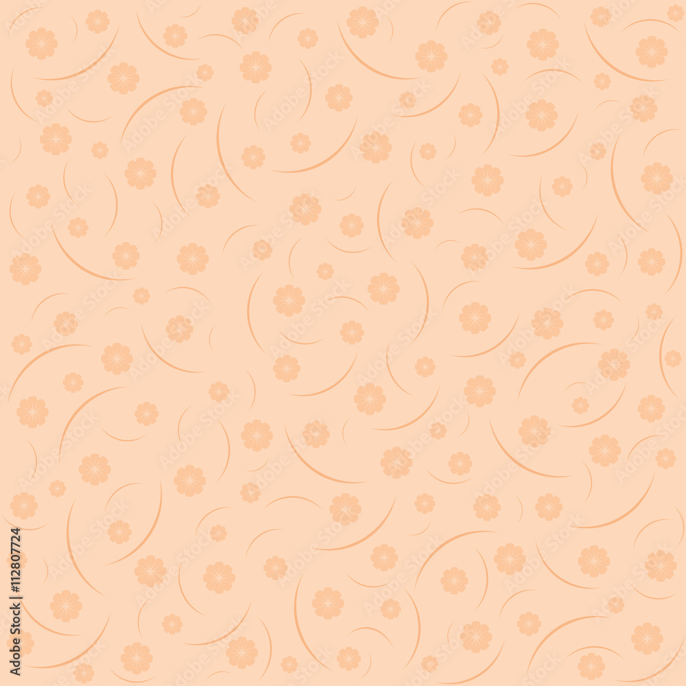 Floral pattern. Retro background