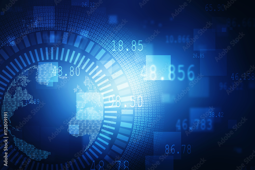 Obraz premium globe internet connecting