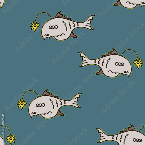 Angler fish pattern