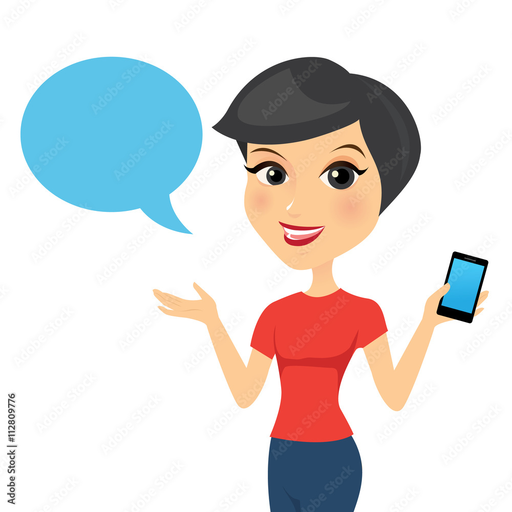 Beautiful woman character. people character,girl character with business concept Beautiful woman character. people character,girl character with business concept
