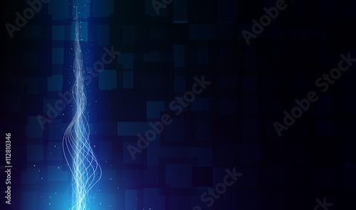 The technological background is simulating plasma flame.Vector