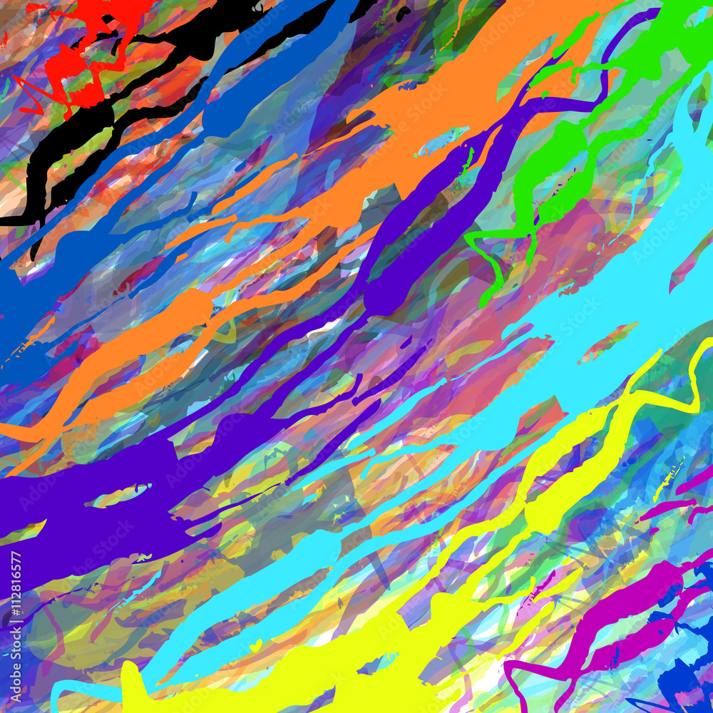 Abstract colorful grunge backgrounds. Brush stroke and texture. Vector design