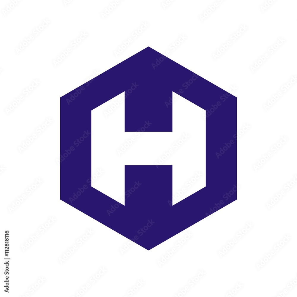 Obraz premium Letter H