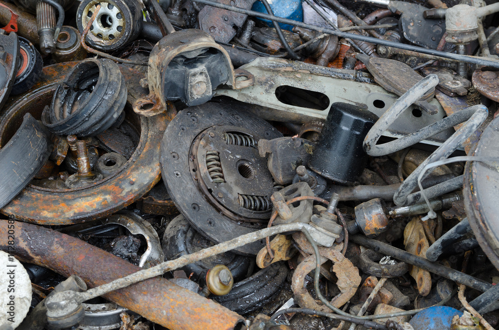Useless, worn out rusty clutch discs and other Useless, worn out rusty clutch discs and other