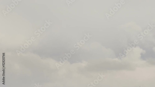 Russia, timelapse. The formation and movements of clouds up to the steep slopes of the  mountains of Central Caucasus peaks.
