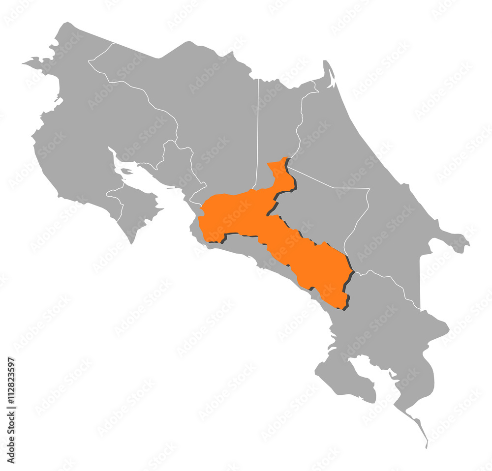 Map - Costa Rica, San José