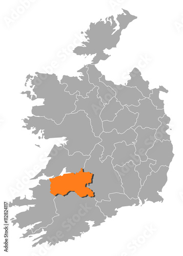Map - Ireland, Limerick photo