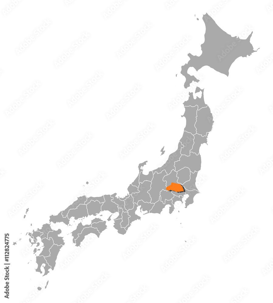 Map - Japan, Saitama Map - Japan, Saitama
