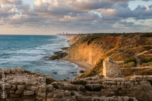 Netanya view from Apollonia National Park