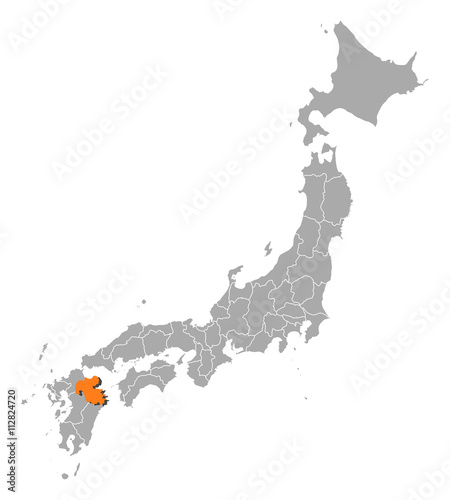 Map - Japan, Oita