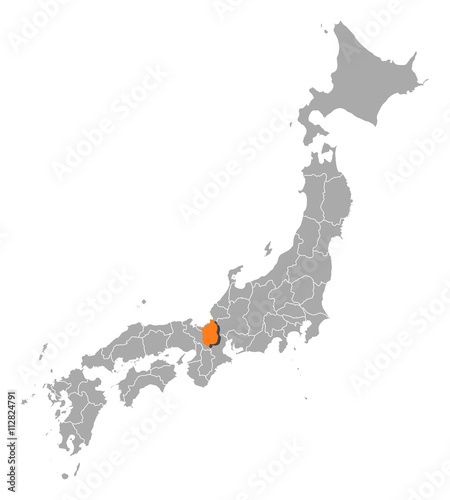 Map - Japan, Shiga
