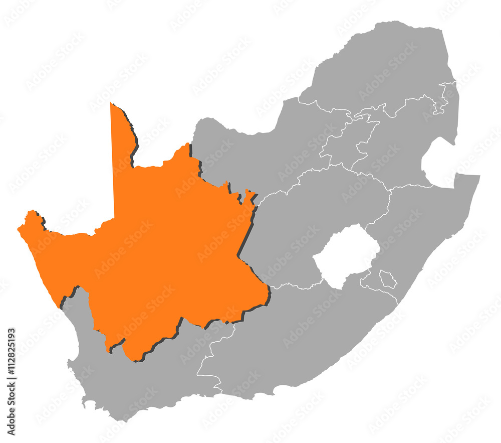 Map - South Africa, Northern Cape