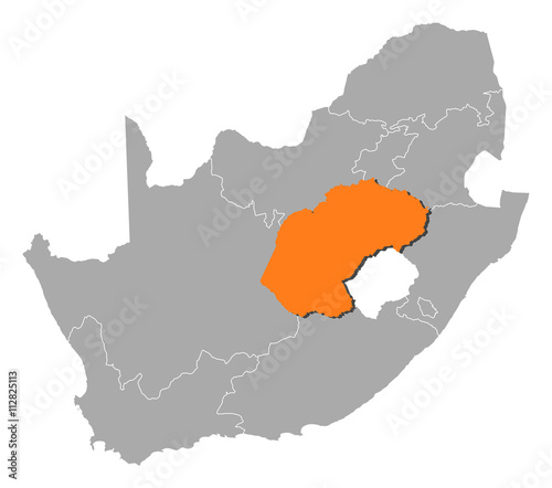 Map - South Africa  Free State