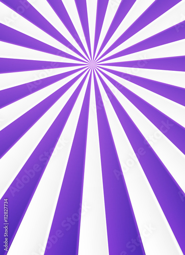 Violet and white rays abstract circus poster background