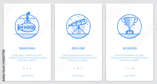 Flat line Oneboarding Concepts