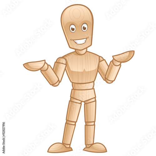 Maniquí de madera