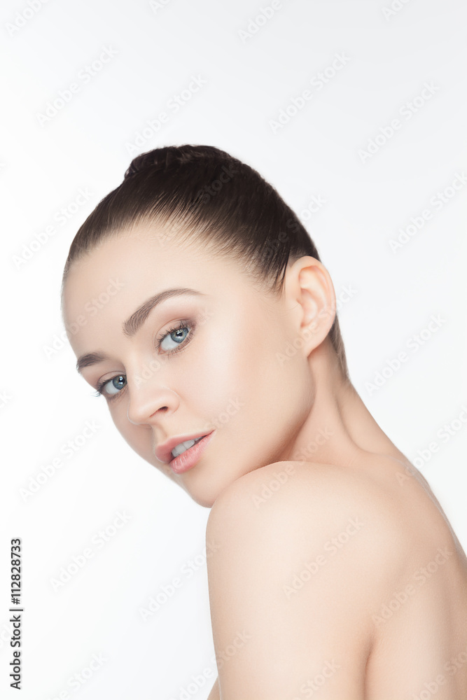 Beautiful Girl face. Perfect skin Beautiful Girl face. Perfect skin