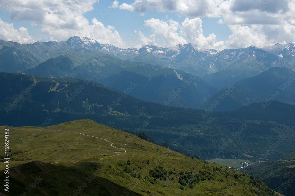 Fototapeta premium Hiking in mountain