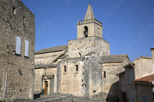 Schilderij op canvas Venasque Church, Luberon; Provence