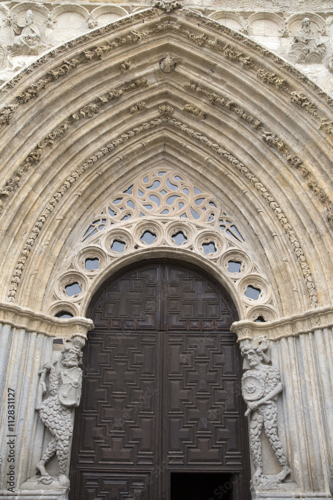 Door and Entrance of Cathedral Church; Avila