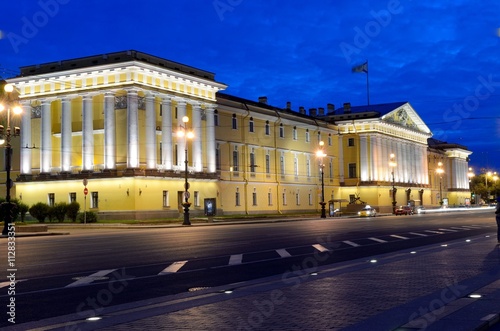 The Admiralty building in St. Petersburg.