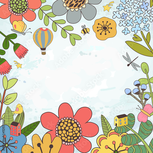 Botanical floral background